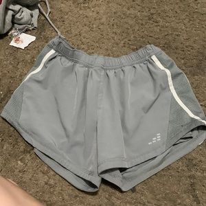 grey athletic shorts